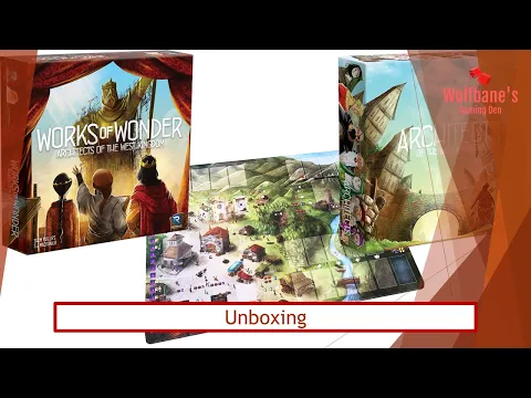 Architects of the West Kingdom: Collector's Box [Board Game] - Unboxing