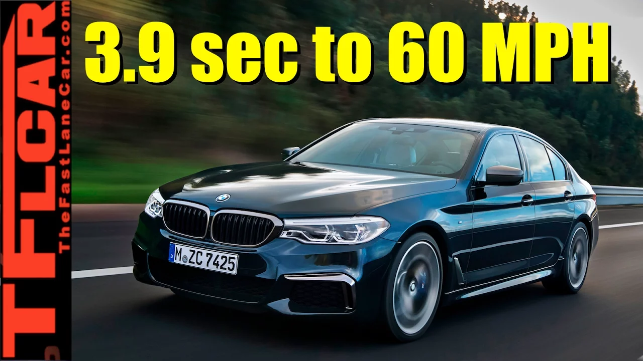 All-New 2017 BMW 5 Series Can Hit 60 MPH in 3.9 Seconds