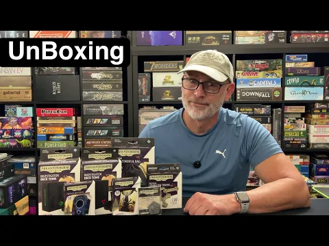 TDG: Arkham Horror: The Card Game - Game Accessories unboxing with Ray