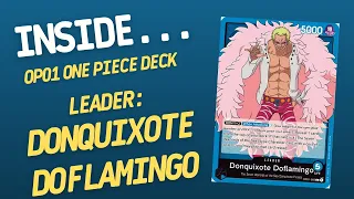 Inside…Donquixote Doflamingo DECK - OP-01 One Piece Card Game (4K60fps)