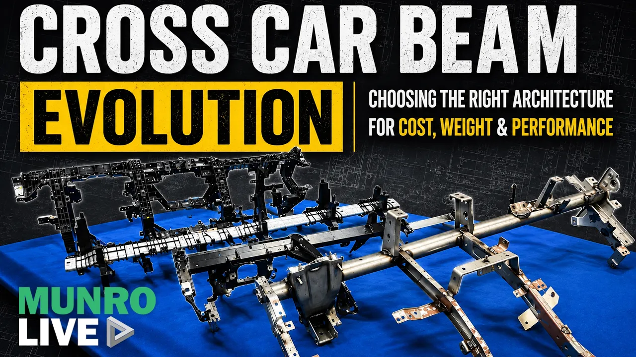 Cross Car Beam Evolution | Choosing the Right Architecture for Cost, Weight & Performance