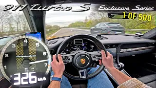 Porsche 911 Turbo S Exclusive Series is RARE & FAST on AUTOBAHN!