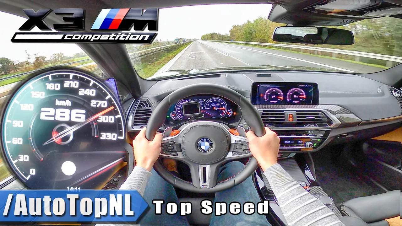 BMW X3M COMPETITION 510HP | TOP SPEED 286km/h AUTOBAHN POV (NO SPEED LIMIT!) by AutoTopNL