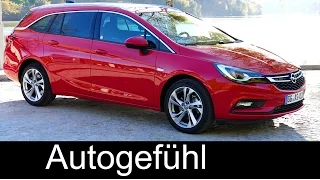 Vauxhall Opel Astra Sports Tourer FULL REVIEW test driven new/neu Apple CarPlay Interviews