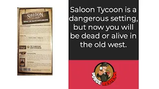 The Purge: #4605 Saloon Tycoon: Dead or Alive Expansion: Necessary? Let's stay alive