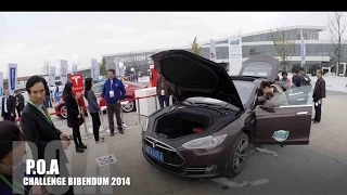 Tesla Model S : rencontres en Chine lors du Challenge Bibendum 2014