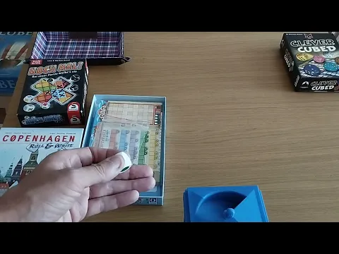 Dice Distancing #63 Copenhagen Roll & Write how far do dice roll do you need a dice tray?AmassGames