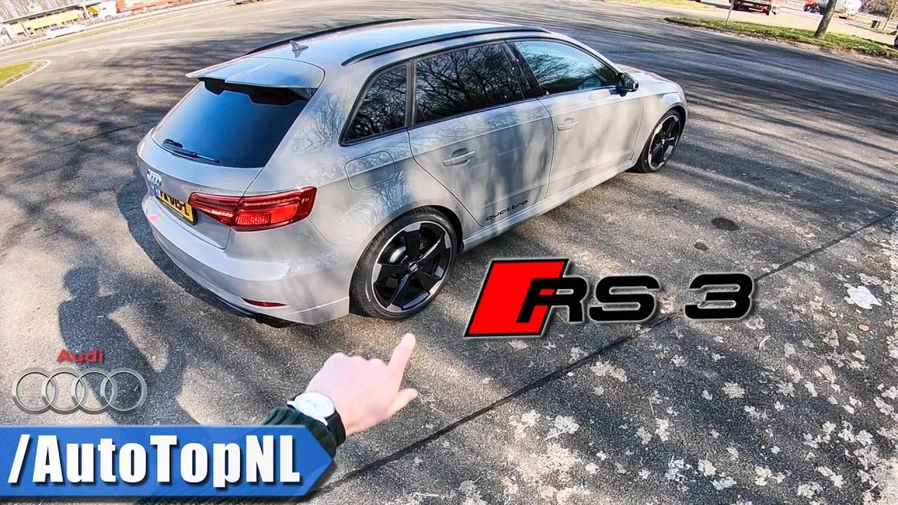 Audi RS3 Sportback 2018 REVIEW POV Test Drive on AUTOBAHN by AutoTopNL