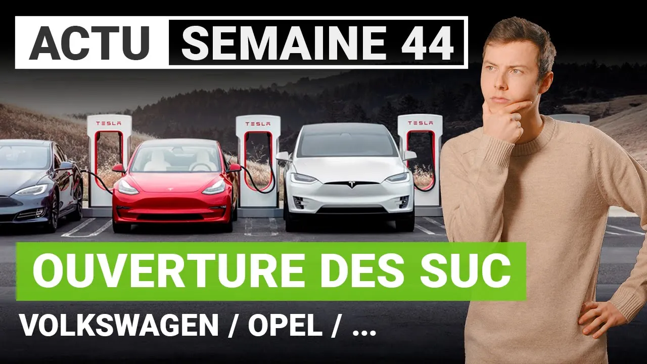 Les superchargeurs de TESLA, l’AMI d’OPEL et l’ID de VW… C’est l’ACTU de la semaine !