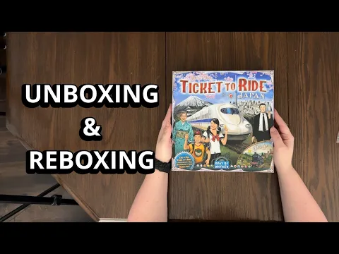 Ticket To Ride: Japan & Italy Map Collection 7 - Unboxing and Reboxing - What's in the Box?