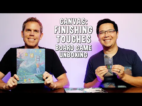 Unboxing Canvas: Finishing Touches - Art Themed Board Game