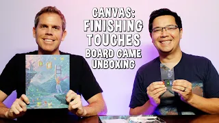 Unboxing Canvas: Finishing Touches - Art Themed Board Game