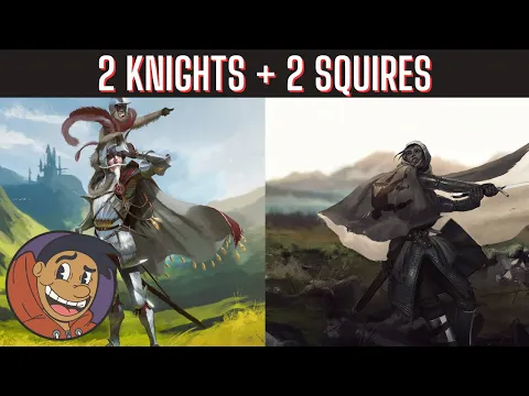 Kingdoms Forlorn Solo Playthrough | 2 Knights 2 Squires! (December Demo)