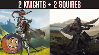 Kingdoms Forlorn Solo Playthrough | 2 Knights 2 Squires! (December Demo)