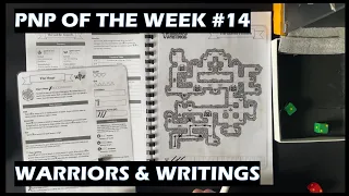 PNP of the Week 14 Warriors and Writings roll and write board game