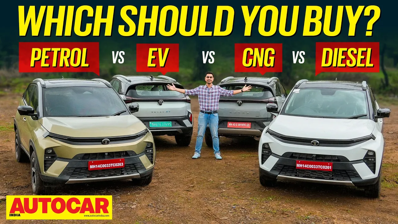 Petrol vs Diesel vs EV vs CNG: Which Tata Nexon to buy? Feature | Autocar India