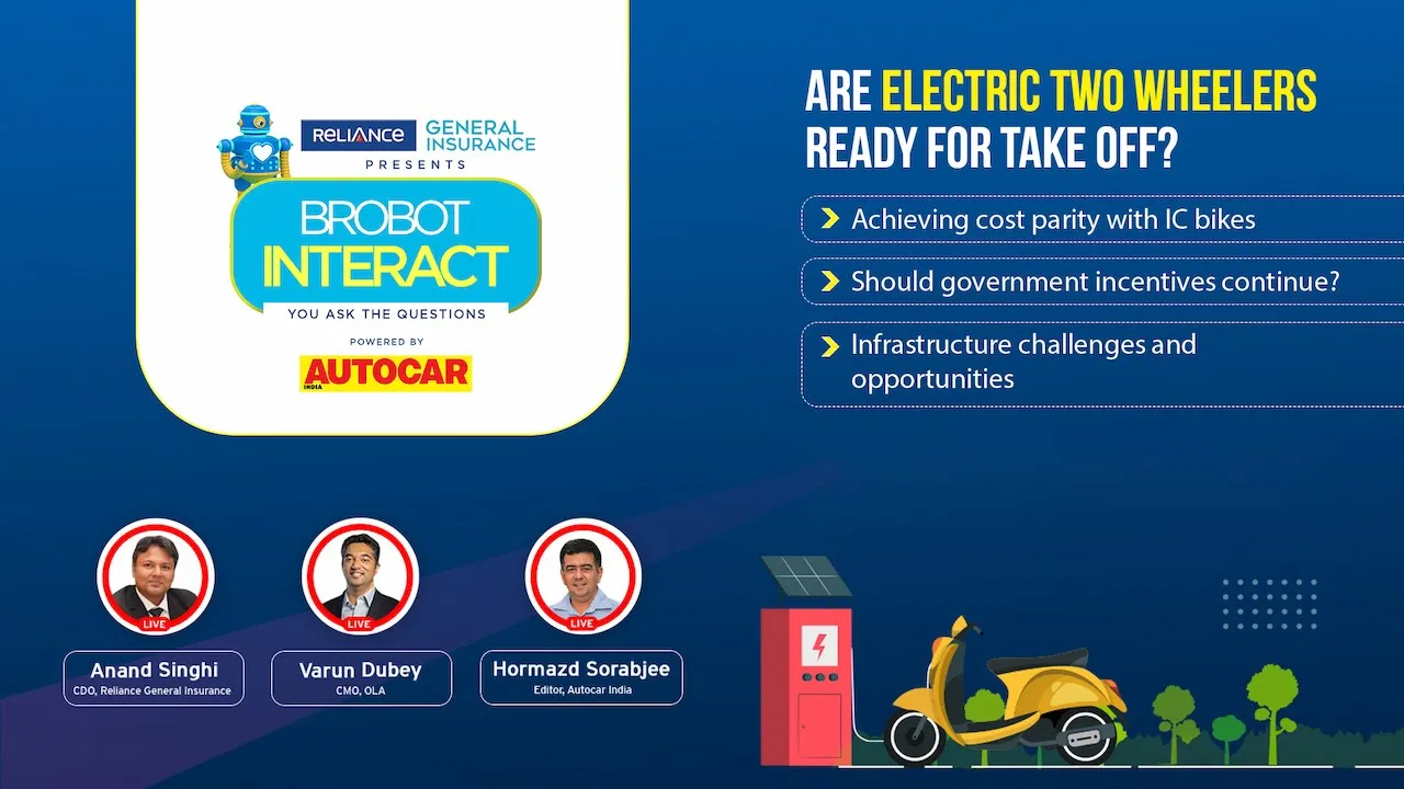 RGI Brobot Interact - Are electric two-wheelers ready to take off? | LIVE | Autocar India