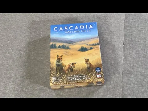 The Discriminating Gamer: Cascadia: Rolling Hills unboxing with Ray