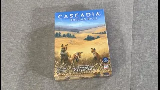 The Discriminating Gamer: Cascadia: Rolling Hills unboxing with Ray