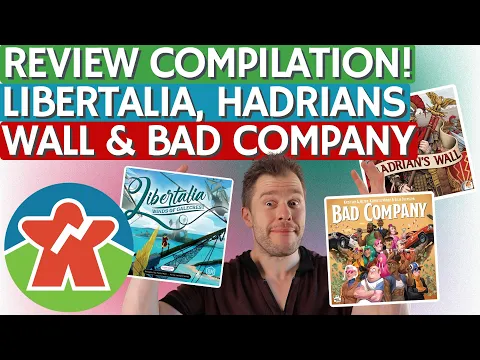 The Broken Meeple - Libertalia Review (+Hadrians Wall & Bad Company)
