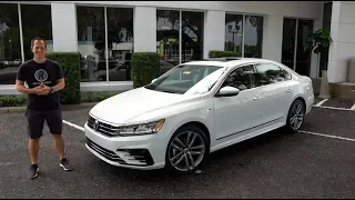 Does the 2019 VW Passat SE R-Line compete with the Accord & Camry?