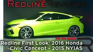 2016 Honda Civic Concept – Redline: First Look – 2015 New York Auto Show