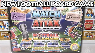 *NEW* MATCH ATTAX Football Billionaire Board Game Opening & Gameplay | Exclusive Cards | EPIC PULL