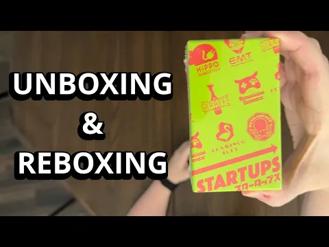 Startups - Quick Look Card Game Unboxing & Reboxing - What's in the Box?