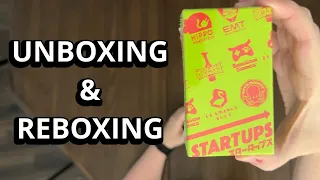 Startups - Quick Look Card Game Unboxing & Reboxing - What's in the Box?