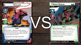 Cyclops vs. Green Goblin - Marvel Champions X-Men