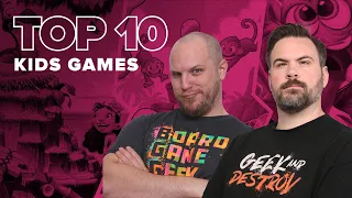 Top 10 Kids Games - BGG Top 10 w/ The Brothers Murph