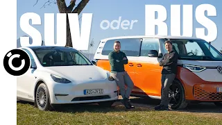 Tesla Model Y oder VW ID.Buzz - WOZU noch Van oder Bus, wenn‘s SUV gibt?
