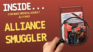 Star Wars Imperial Assault Alliance Smuggler Ally Pack | Inside #721