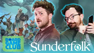 Let's Play SUNDERFOLK | Board Game Club #AD