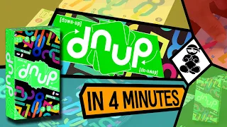 dnup - How to play in 4 minutes - BoardgameNinja - Rules explainer