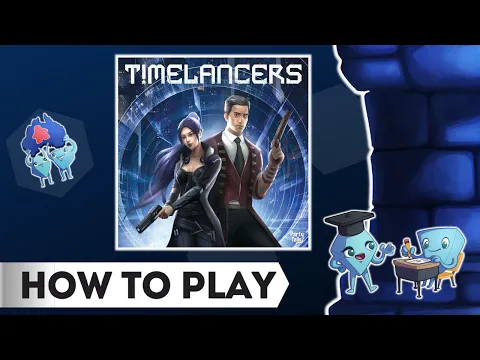 Timelancers ⏲️✈️ - How to Play Board Game, with Tarrant and Stella