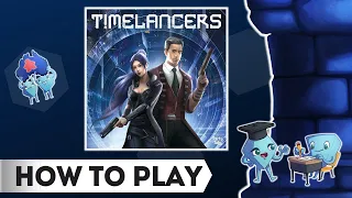 Timelancers ⏲️✈️ - How to Play Board Game, with Tarrant and Stella