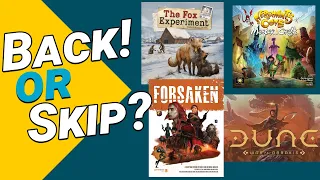 Kickstarter Roundup - Back or Skip? // Some Great Games This Week