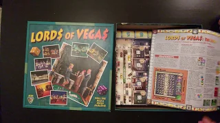 Lords of Vegas Board Game - Whats in the Box?