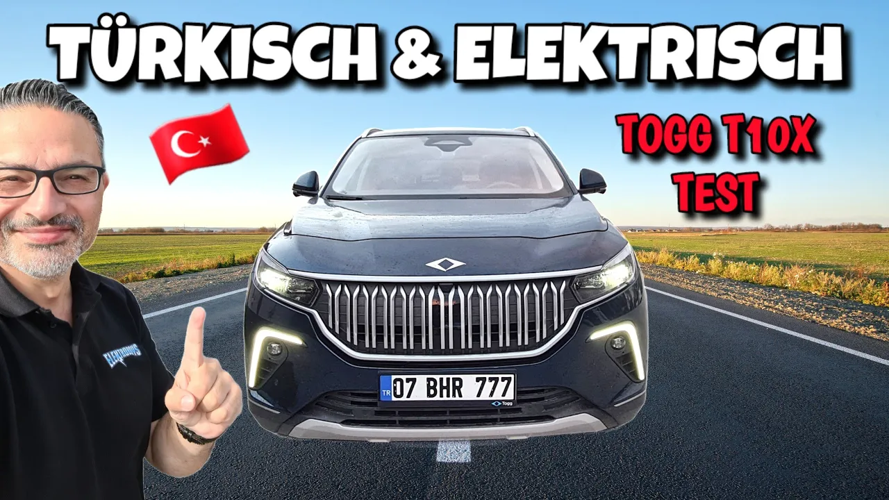 TOGG T10X SUV erster großer Test. Was kann das Türkische Elektroauto? Effizienz Reichweite Software