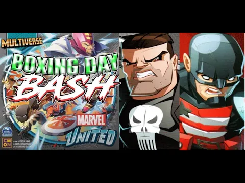 Marvel United Play Through - The Boxing Day Bash
