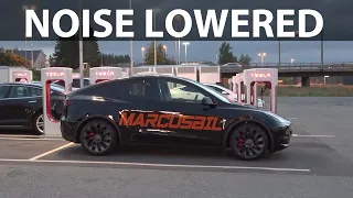 Tesla Model Y Performance acceleration, braking and noise test