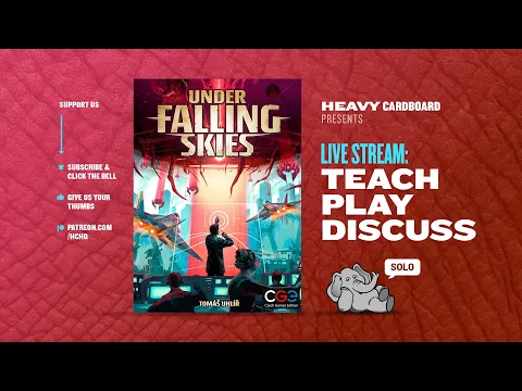 Under Falling Skies--- solo Play-through by Heavy Cardboard