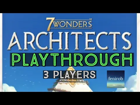 7 Wonders Architects Board Game I Playthrough