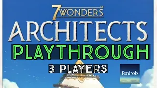 7 Wonders Architects Board Game I Playthrough