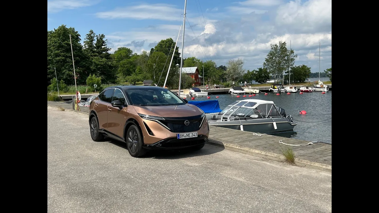 Nissan Ariya - 63kWt 2WD Evolve - første prøvetur i Stockholm
