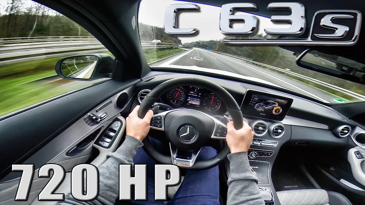 Mercedes C63 S AMG Acceleration Sound POV - 720 HP 4.0 V8 BiTurbo by GAD Motors