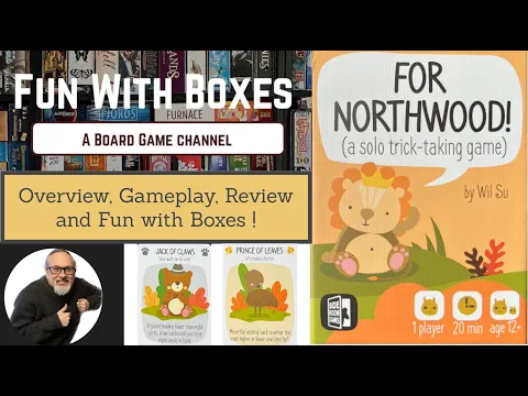 For Northwood | SOLO Trick-Taking Game | Overview, Gameplay and Review | Side Room Games