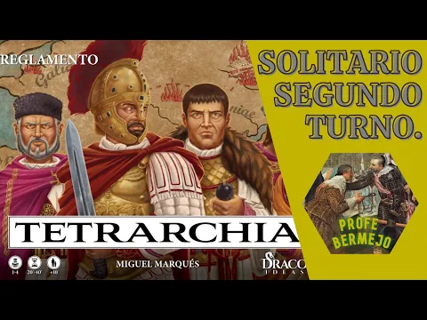 Tetrarchia. Segundo turno de juego en solitario en español. Mecánicas básicas.