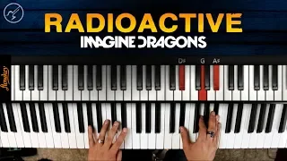 RADIOACTIVE Imagine Dragons Piano Tutorial | Notas Musicales Christianvib